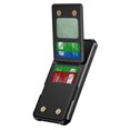 thumbnail image 3 of for iPhone 16 Plus Wallet Case, Built-in 4 Card Holders Kickstand Purse Cover, Military Grade Enhanced Corners Drop Protection, Rugged Protective Phone Case for iPhone 16 Plus, Black, 3 of 9