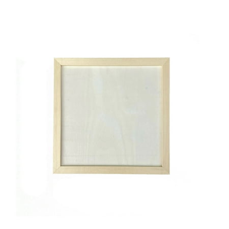 SIYTUAU Wooden Picture Frame 20X20Cm For Kids Art Projects And Displays Wood Material 7.87X7.87 Inches Creative Wooden Picture Frame A