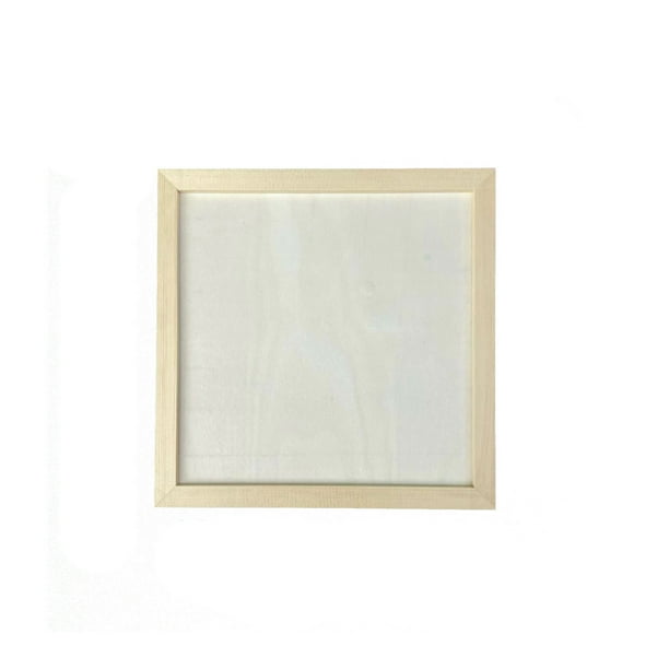 Kit de Marcos de Madera Xiying Diy para Niños | Set de Pintura de 12 Colores | Marco de 20 X 20 Cm o 30 X 30 Cm | Incluye 5 Herramientas para Esculpir | Actividad Sensorial y Regalo Creativo