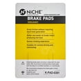 thumbnail image 6 of Niche Complete Organic Brake Pad Set for Yamaha FZR400 Motorcycle MK1002664, 6 of 9