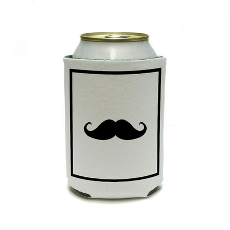 

Mustache Can Cooler Drink Insulator Beverage Insulated Holder