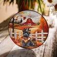 thumbnail image 3 of Thanksgiving Scottish Terrier Pilgrim Grateful, Thankful, Blessed Fall Welcome Stained Glass Suncatcher Scottie Dog Lover Gifts Window Hanging Sign Decor - 00021, 3 of 5