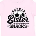 thumbnail image 4 of Inktastic Soccer Sister I'm Just Here for the Snacks Girls Toddler T-Shirt, 4 of 5