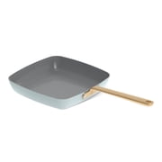 Beautiful 18-Piece Cookware Set, Pots & Pans with Strainer Lids & Kitchen Utensils, EverGood Ceramic Nonstick Coating, Hydrangea by Drew Barrymore