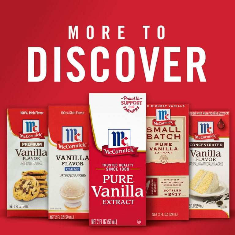 Vanilla　0206 McCormick Non-GMO Gluten Free Small Batch Pure Vanilla