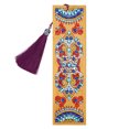 thumbnail image 1 of 5D Special Shaped Diamond Leather Book Marker with Tassel DIY Embroidery Crafts, 1 of 8
