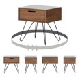 thumbnail image 3 of Pemberly Row Contemporary Wood End table in Dark Wood, 3 of 11