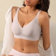 thumbnail image 2 of WAYUTE Women's Bras Seamless Jelly Strap Support Bra for Wireless Bralette Breathable Lightweight Comfort Push up T Shirt Underwear, 2 of 7