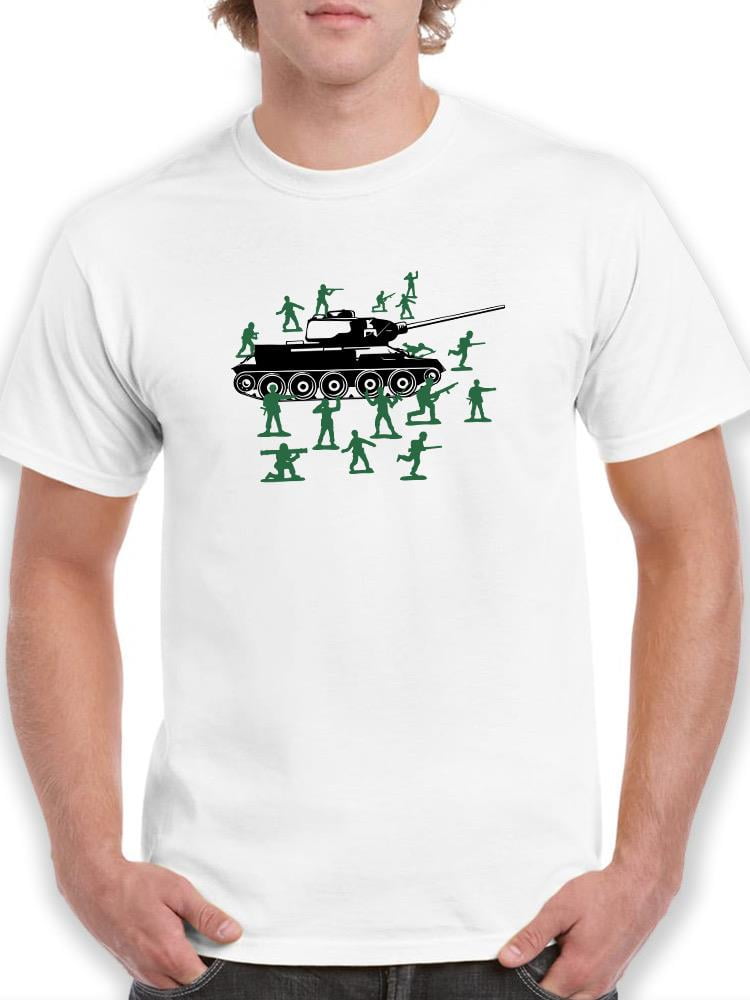 Tank With Toy Soldiers T-Shirt Men 