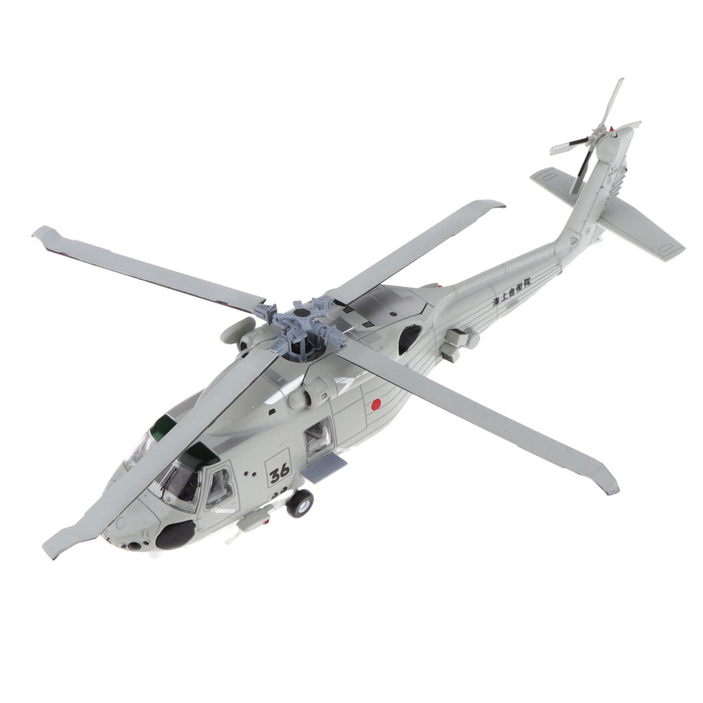 1:100 SH-60K Seahawk Antisubmarine Military Attack Helicopter Model Toys 