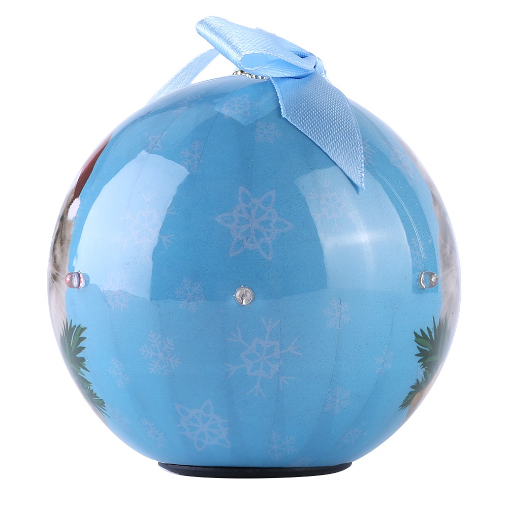Dog Collection Twinkling Lights Christmas Ball Indoor Decorative Ornament