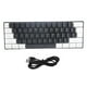 thumbnail image 2 of Teclado Con Cable Mini Teclado RGB, Retroiluminación LED, 61 Teclas, Teclado Con Cable De Sensación Mecánica, Para Empresas, 2 of 7