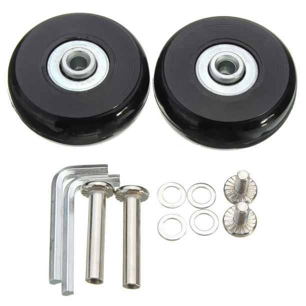 Luggage Wheel Suitcase Replacement Wheels Axles Repair Rubber Travel