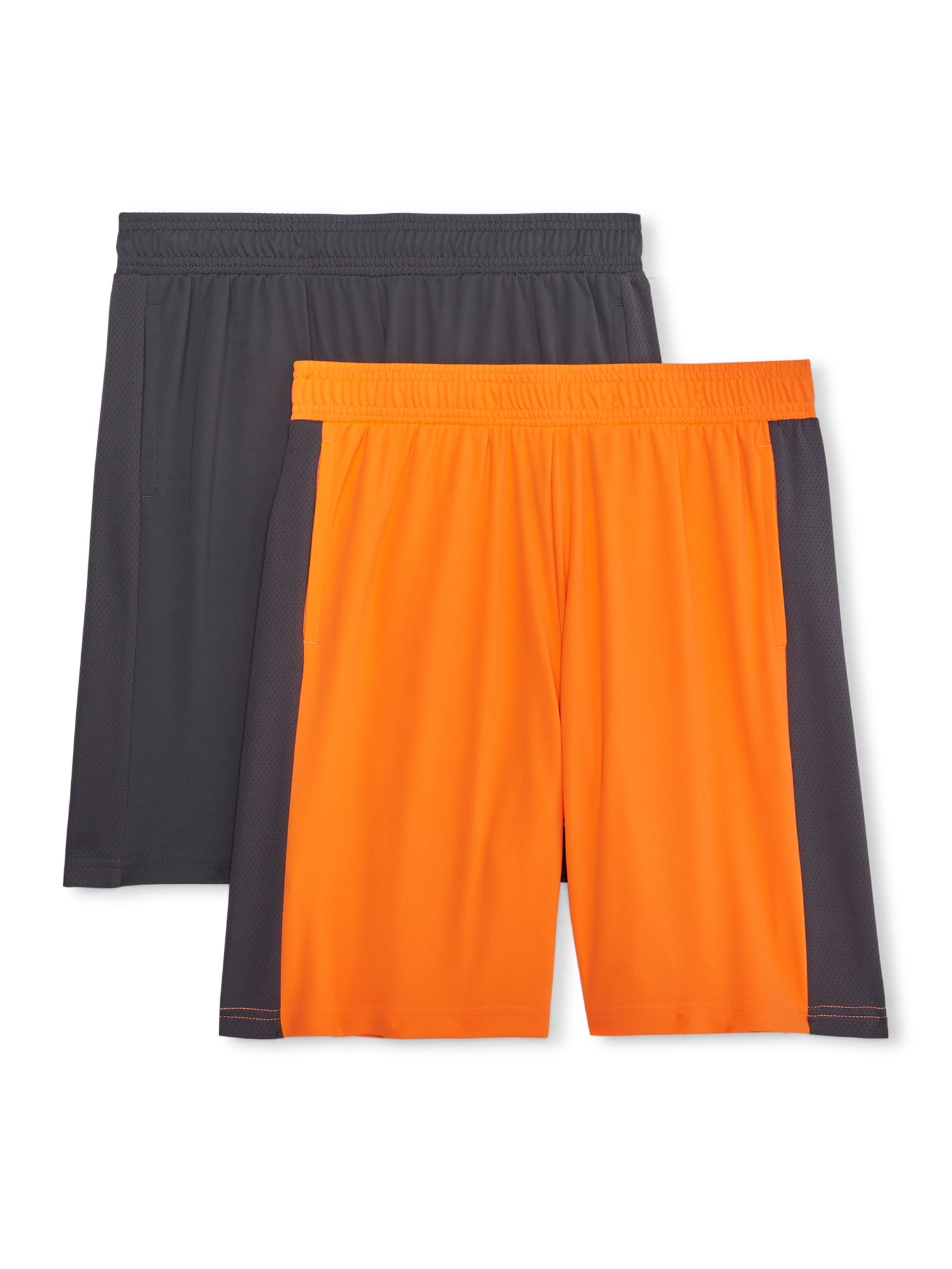 Athletic Works Boys 418 & Husky DriWorks Performance Core Shorts, 2