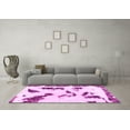 thumbnail image 3 of Ahgly Company Indoor Rectangle Abstract Pink Modern Area Rugs, 5' x 8', 3 of 4