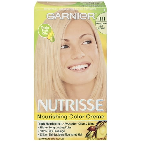 Garnier Nutrisse Haircolor, 111 Extra-Light Ash (Best Light Ash Blonde Hair Color)