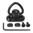 thumbnail image 1 of QD Sling Swivel QD Sling Metal Mount Adapter Quick Detach Push Button Mounts Attachment With Triangle Loop For Outdoors 360, 1 of 5