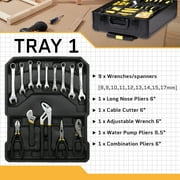 UBesGoo 799 Pcs Tool Set, Household Repair Hand Tool Kit, Mechanics Tool Kit, with Trolley Case, Black