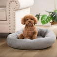 thumbnail image 2 of KASENTEX Dog Bed, Round Dog Beds for Medium/Large Dogs, Donut Dog Bed and Cat Bed Anti Slip & Machine Washable, 2 of 19