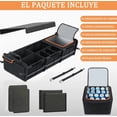 thumbnail image 3 of Organizador Cajuela Para Auto Premium Plegable Y Bolsa Malla Floreado Modelo Negro, 3 of 4