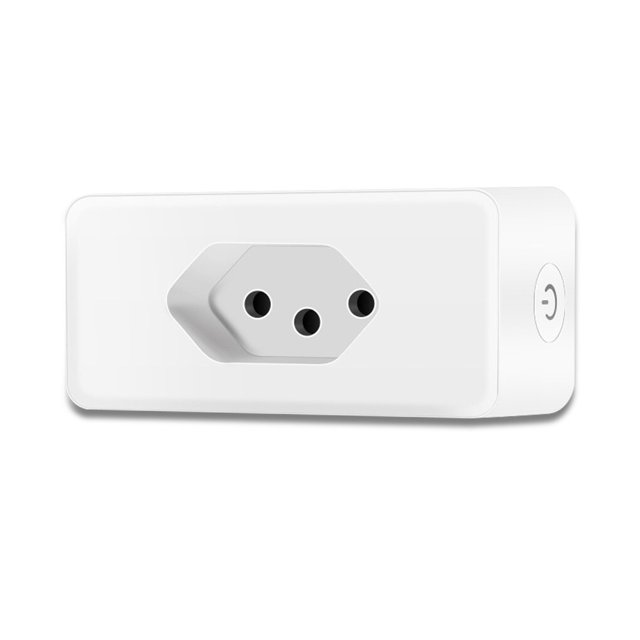 sweethay Enchufe inteligente WiFi, aplicación de teléfono, Control de voz, enchufe con temporizador, calentador de agua inalámbrico, toma de Electrodomésticos No.03 Brazil Plug