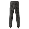 thumbnail image 4 of YUHAOTIN Men's Sweatpants with Pockets 3 Pack Cotton Men's Fitness Casual Mid Waisted Trousers Zipper Pocket Camouflage Sports Pants,Grey, 4 of 7