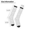 thumbnail image 5 of Haiem Snake Socks, Funny Novelty Crazy Design Cotton Socks Sports Socks Knee High Socks For Men, Women,1Pairs - Gift For Working Friends, 5 of 9