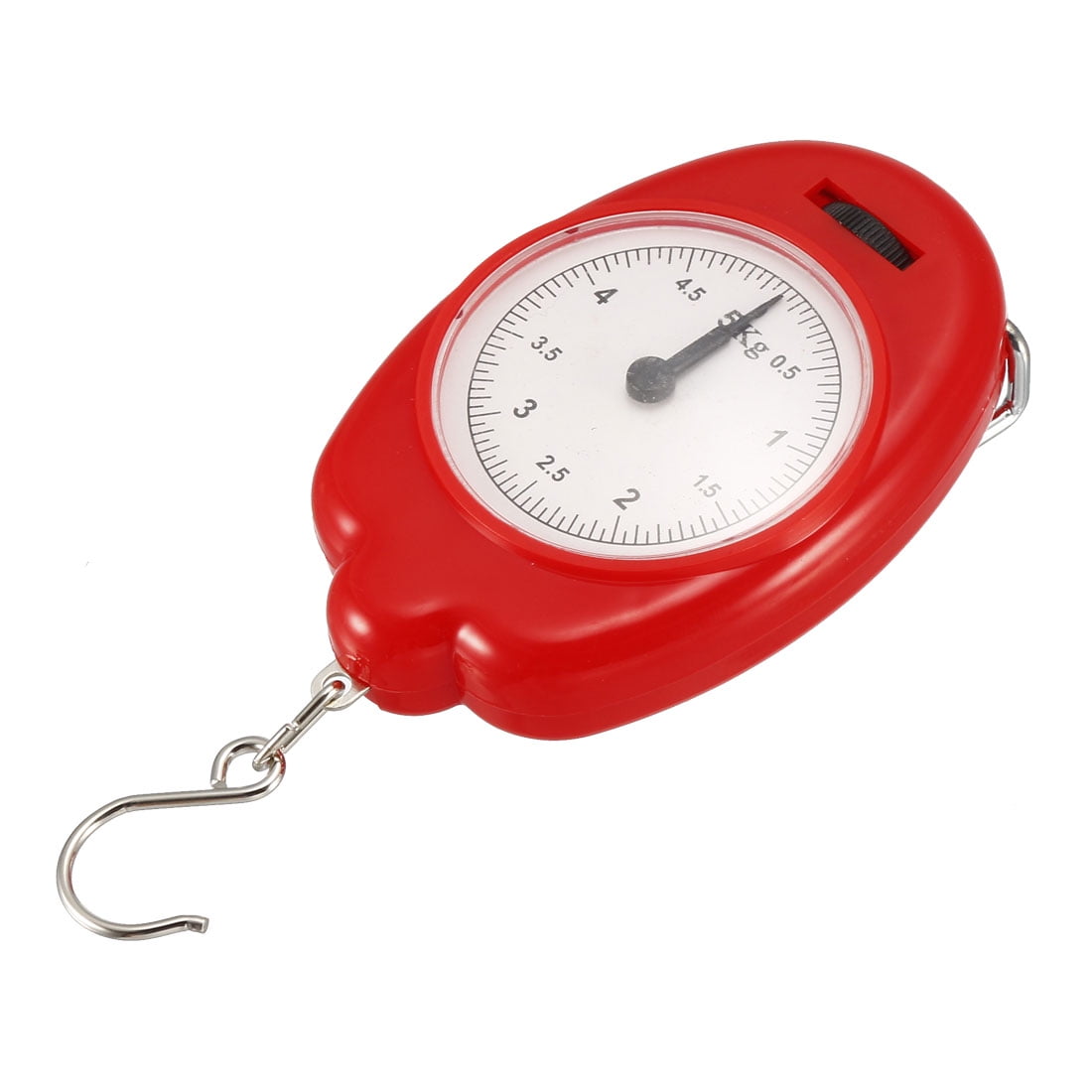 Handle Spring Scale 5kg ABS Plastic Handheld Dial Hanging Scale Random Color