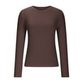 thumbnail image 3 of Womens Shirts Fashion Crewneck Sexy Solid Color Sequins Loose Polluer Plus Size Save 65% Instantly!, 3 of 7