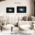thumbnail image 4 of Elephant Stock Elements Of Solar System Wall Art - Horizontal Canvas Wall Art - Living Room Wall Decor - Astronomy & Space Canvas - Black And Gray Decor - 36" x 24", 4 of 8