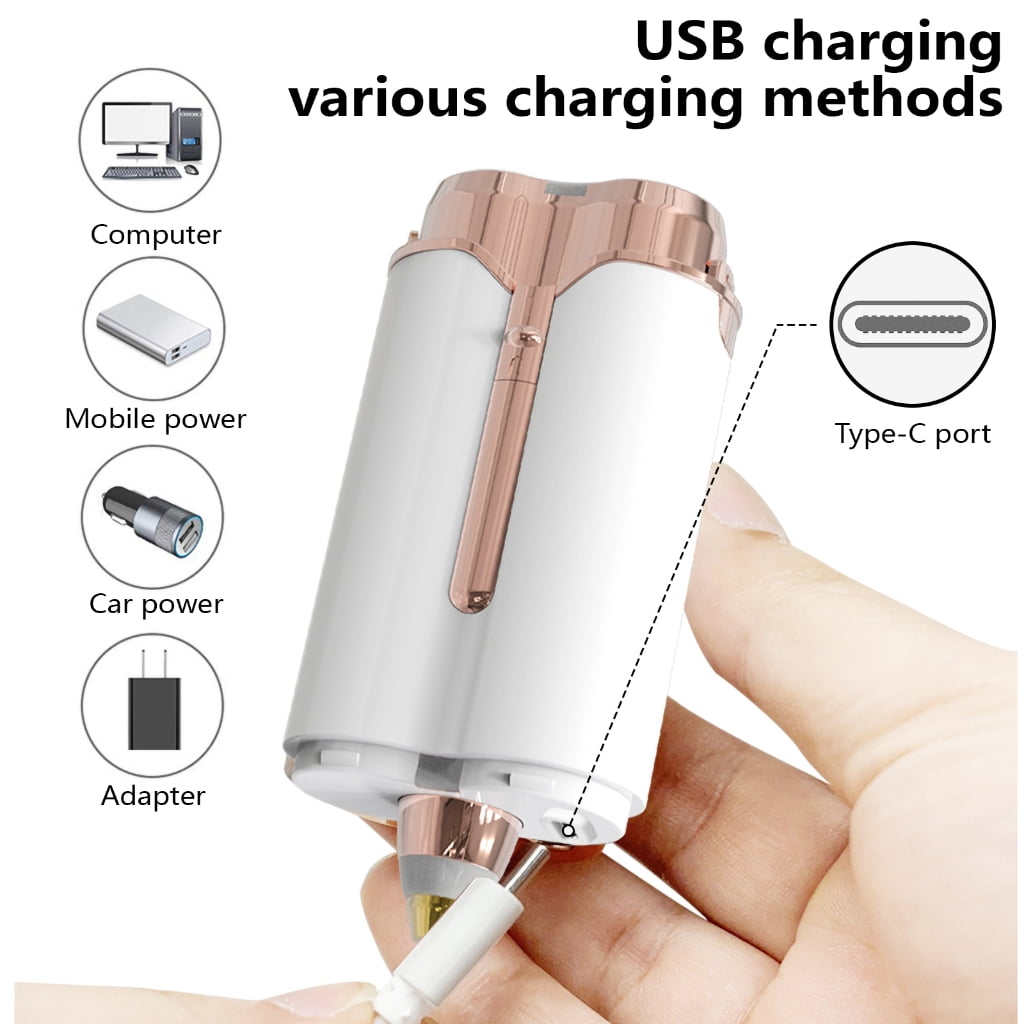Facial Hair Remover for Women Body Armpit Painless Face Hair Trimmer USB Shaver