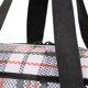thumbnail image 4 of Paquete de ropa Contenedor Bolsas gigantes plegables a cuadros para compras de embalaje de viaje, 4 of 8
