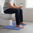 thumbnail image 5 of Miogawg U-Shaped Toilet Rugs, Ultra Soft And Absorbent Bathroom Rugs, Non-Slip, Comfortable, Machine Washable Bath Mat For Toilet Base, Home Decor Accessories, 5 of 6