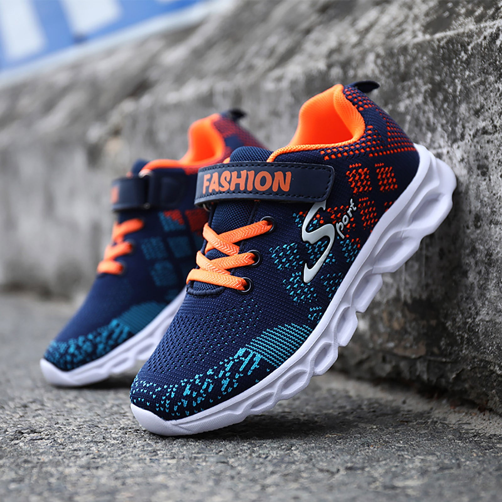 Sobgg25 Boys Girls Shoes Kids Tennis Athletic Running Walking Lightweight Sneakers For Little/Big Kid Breathable Mesh Sport Shoes Size 2