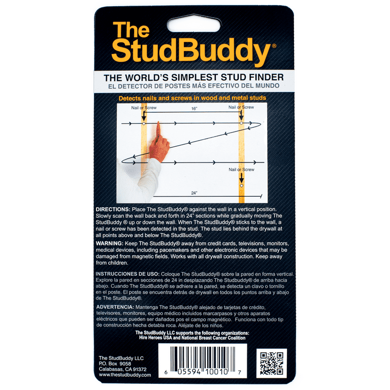 The StudBuddy Magnetic Stud Finder - Stud Finders And Scanning