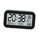 thumbnail image 5 of Reloj despertador electrónico de escritorio con función luminosa y pantalla LCD, reloj digital. Negro, 5 of 9
