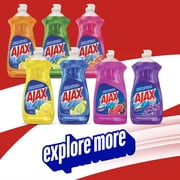 Ajax Ultra Triple Action Dishwashing Liquid Dish Soap, Orange Scent, 145 Fluid Ounce