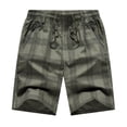 thumbnail image 1 of toraway Male Spring Summer Shorts Striped Pocket Tether Cropped Pants Athletic Functional Cargo Pants XXL, 1 of 2