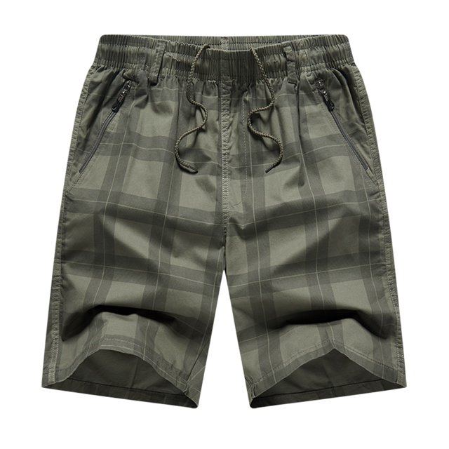 toraway Male Spring Summer Shorts Striped Pocket Tether Cropped Pants Athletic Functional Cargo Pants XXL