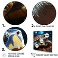thumbnail image 3 of Designart "Abstract Aquatic Motion" Animals Turtle Wall Decor, 3 of 7