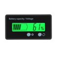 thumbnail image 1 of GY-6GS Battery Power LCD Display Voltage Meter 12-84V with Light Alarm Function (Green Light), 1 of 4