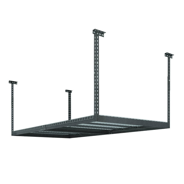 NewAge Products Adjustable Height Overhead Garage Storage 800lb in