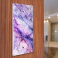 thumbnail image 3 of WIRESTER 1-Gang No Device Wall Plate Cover, Purple Fuchsia Marble, 3 of 6