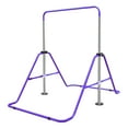 thumbnail image 7 of Ambifirner 5-Level Kids Gymnastics Bar - 35"-51" Adjustable Training Bar with 140lbs Capacity, Steel Triangular Frame & Foldable Design for Home Gym (Ages 3-9, Purple), 7 of 7