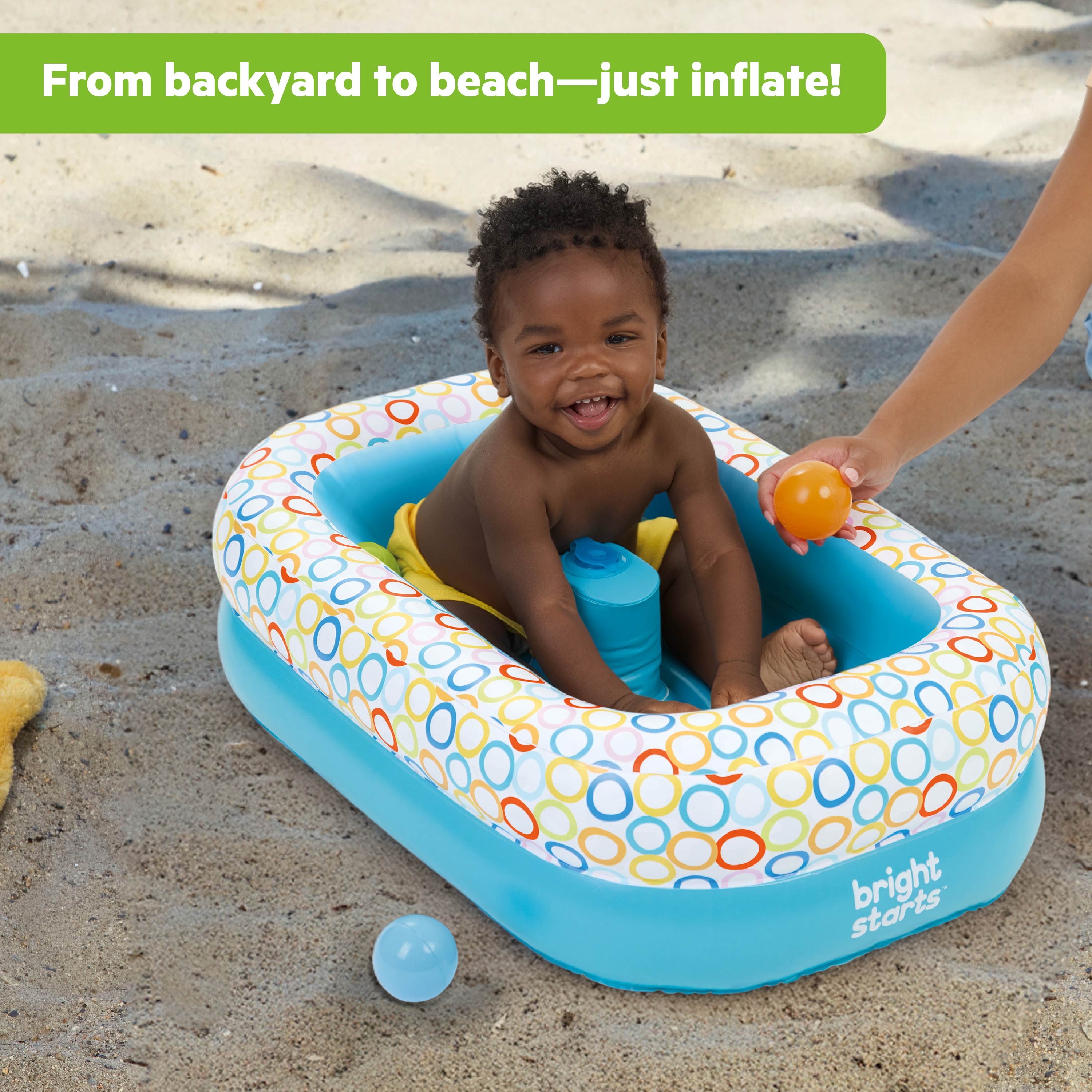 Bright Starts Bathe & Giggle 2-in-1 Inflatable Tub and Ball Pit photo 5