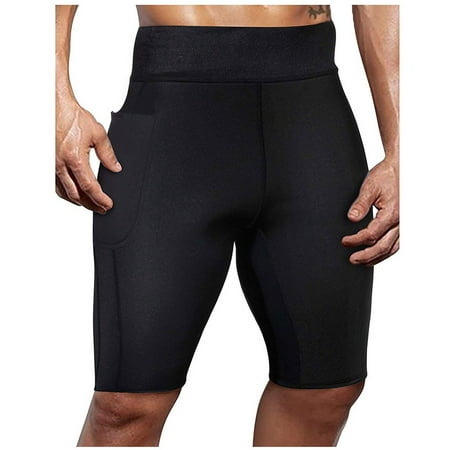 Gewsdrf Tummy Control Underwear Shapewear Tummy Control Sweat Legging Fat Men Slimming Short Pant Weight Athletic Shorts Workout Burner Shapeware Shapewear Shorts Spanx Shapewear Black XXL