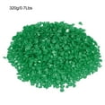 thumbnail image 2 of Uxcell 320g/0.7Lbs Irregular Decorative Glass Gravel Rock Sand Stone Green, 2 of 5