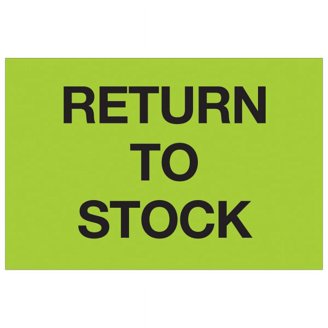 Tape Logic 'Lay Flat' Handling Labels – Fluorescent Green, 5" X 3", Roll Of 500 For Shipping & Packaging