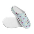thumbnail image 3 of Lsque Poodle Dog Pattern Womens Comfort Cotton on Scuff With Memory Foam and Anti-skid Sole Slipper-35/36, 3 of 7