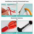 thumbnail image 5 of Ensemble de Panier de Basket et Panneau de Dessin Animé pour Enfants 2 Pcs, Support Ajustable Jouets de Basket-Ball d'Intérieur (Ours + Singe), 5 of 5